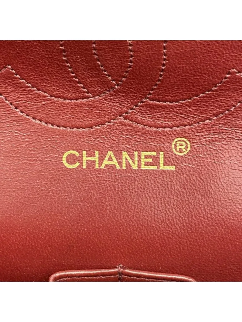 Chanel Shoulder Bag Quilted Lambskin Black Gold
